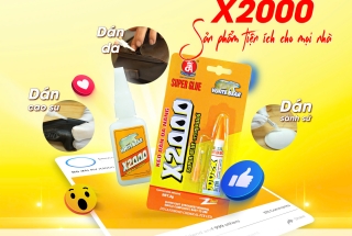 Khám phá sức mạnh kết dính của keo dán đa năng siêu dính X2000 so với các loại keo dán thông thường